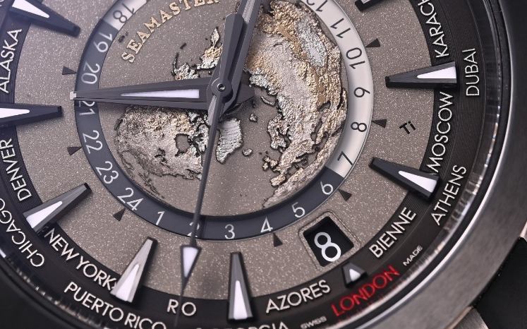 欧米茄海马Aqua Terra世界时腕表（图）